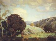 Carl Oscar Borg Valley Oaks,n.d. oil painting